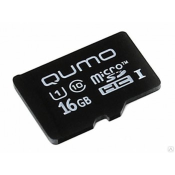 Флеш Карта MicroSD 16Gb QUMO QM16(G)MICSD10 {MicroSD Class 10, SD adapter}