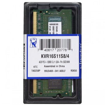 Модуль памяти Kingston SODIMM DDR3 4GB 1333 MHz 1.5V 204PIN PC3-10600