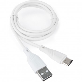 Кабель USB 2.0 Cablexpert CCB-USB2-AMCMO1-1MW, AM/Type-C, издание Classic 0.1, длина 1м, белый, блис