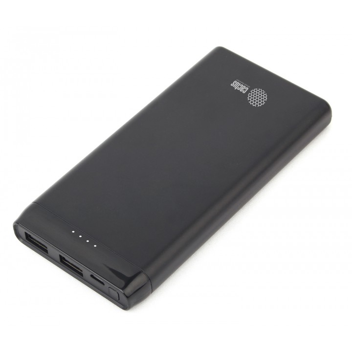 Мобильный аккумулятор Cactus CS-PBFSFT-10000 Li-Pol 10000mAh 2.1A+2.1A черный 2xUSB