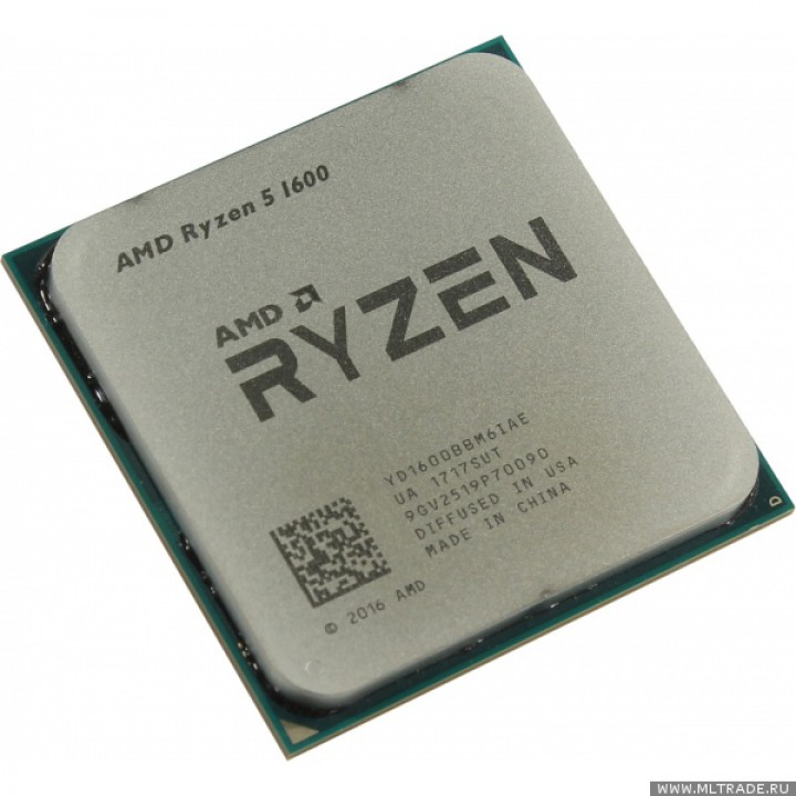 Процессор AMD Ryzen 5 1600 AM4 (YD1600BBM6IAF) (3.2GHz) OEM