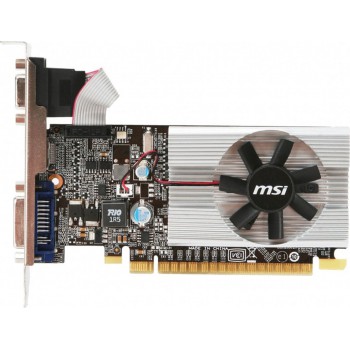 Видеокарта MSI PCI-E N210-1GD3/LP NVIDIA GeForce 210 1024Mb 64 DDR3 460/800 DVIx1/CRTx1 Ret