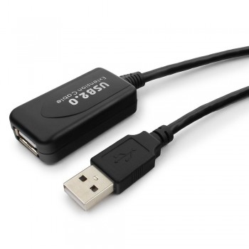 Кабель Gembird UAE016 USB 2.0 кабель удлинительный !!!Активный!!! 4.5м AM/AF 