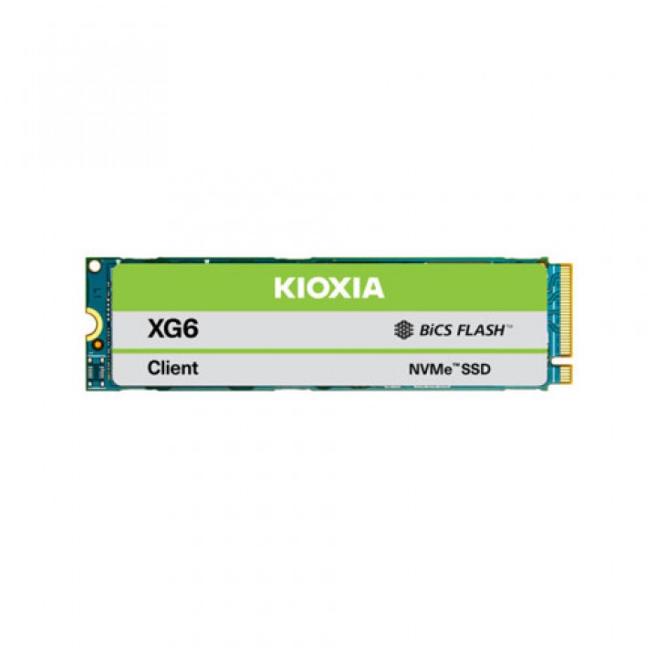 M.2 2280 256GB KIOXIA (Toshiba) XG6 Client SSD KXG60ZNV256G PCIe Gen3x4 with NVMe, 3050/1550, MTBF 1