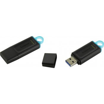 Флеш накопитель KINGSTON 64GB USB3.2 Gen 1 DataTraveler Exodia (Black + Teal)