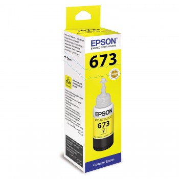 Картридж струйный Epson C13T67344A желтый для Epson L800 (1800стр.)