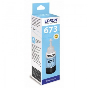 Картридж струйный Epson C13T67354A светло-голубой для Epson L800 (1800стр.)