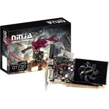 Видеокарта Sinotex Ninja GT730 (96SP) 4G 128BIT DDR3 (DVI/HDMI/CRT) LP PCIE  (NK73NP043F)  RTL {50}