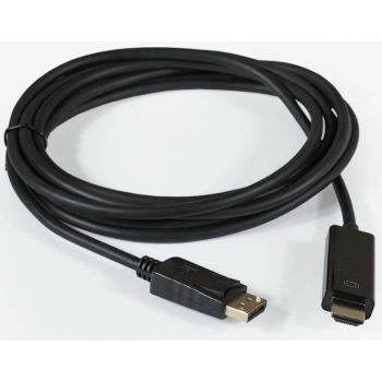 Кабель DisplayPort-HDMI ExeGate EX-CC-DP-HDMI-7.5 (20M/19M, 7,5м, экран)