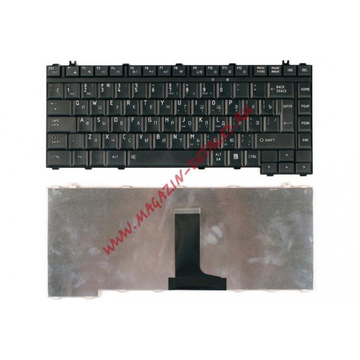 Клавиатура для ноутбука Toshiba Satellite A300 M300 L300 черная матовая