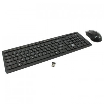 Беспроводная клавиатура+мышь Defender Columbia C-775 RU BLACK (45775)