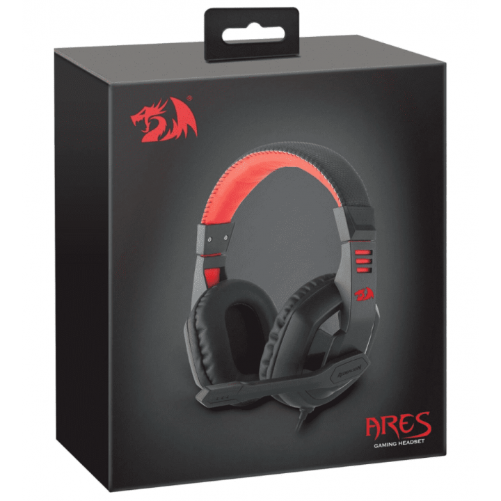 Гарнитура GAMING ARES RED/BLACK REDRAGON 78343 DEFENDER