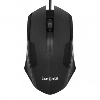Мышь Exegate SH-9025L <black, optical,  3btn/scroll, 1000dpi, USB, шнур 2м>, Color box