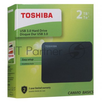 Внешний жесткий диск USB3 2TB EXT. 2.5" BLACK HDTB420EK3AA TOSHIBA
