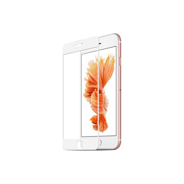 Стекло на дисплей для iPhone 7/8 (4,7") (Gorilla Glass) 5D (белый)