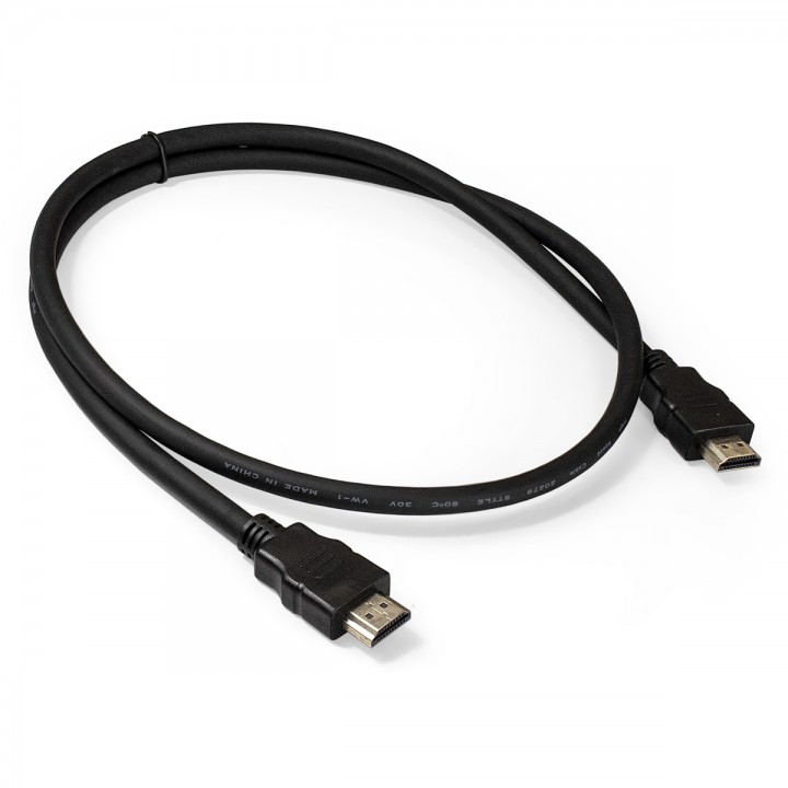 Кабель HDMI ExeGate EX287729RUS EX-CC-HDMI2-1.0 (19M/19M, v2.0, 1м, 4K UHD, Ethernet, позолоченные к