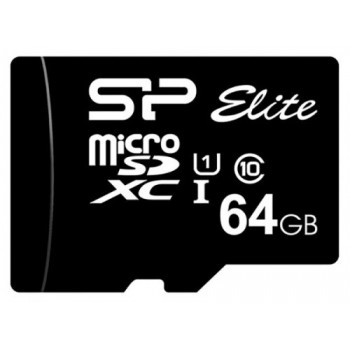 Флеш карта microSDXC 64Gb Class10 Silicon Power SP064GBSTXBU1V10SP w/o adapter