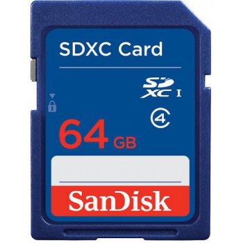 Флеш карта SDXC 64Gb Class4 Sandisk SDSDB-064G-B35