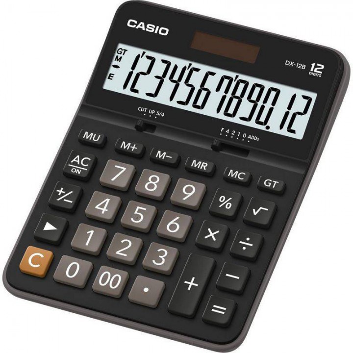 Калькулятор настольный Casio MX-12B черный/коричневый 12-разр.  