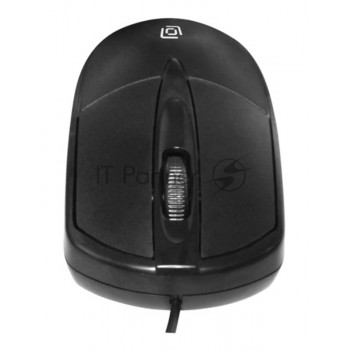Мышь Oklick 125M черный оптическая (1200dpi) USB (3but)