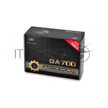 Блок питания Deepcool Aurora DA700N (ATX 2.31, 700W, PWM 120mm LED fan, Active PFC, 6*SATA, 80+ BRON