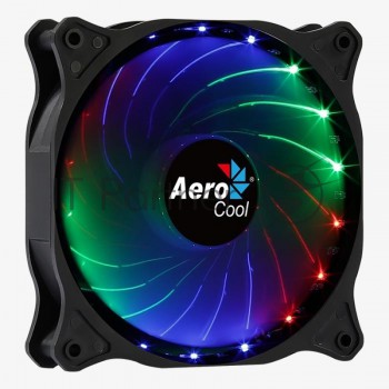 Вентилятор Aerocool Cosmo, Fixed RGB LED, 120x120x25мм, MOLEX 4-PIN