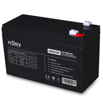 Батарея nJOY GP07122F 23.51W/cell Battery, T2/F2 (12 В, 7 А*ч)