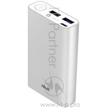 Мобильный аккумулятор Asus ZenPower ABTU012 Li-Ion 10050mAh 2.4A серебристый