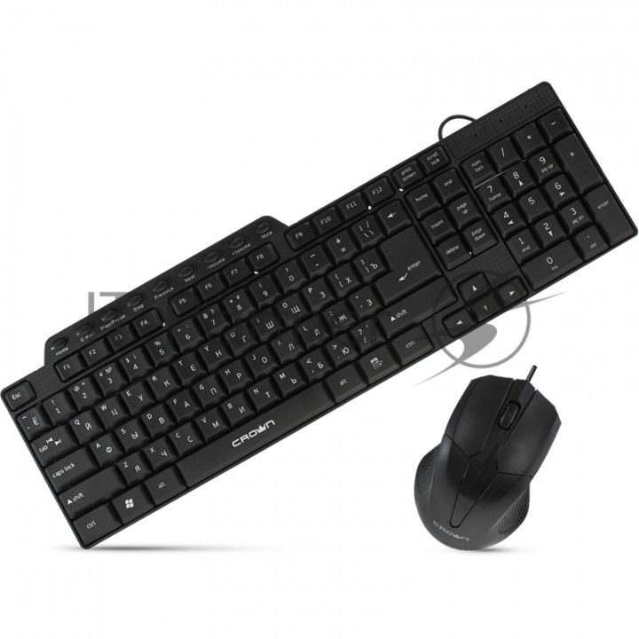 Клавиатура+мышь CROWN CMMK-520B CM000001539