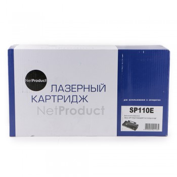 Картридж лазерный NetProduct SP110E для Ricoh Aficio SP110Q/110SQ/SP111/111SU/111SF, 2K