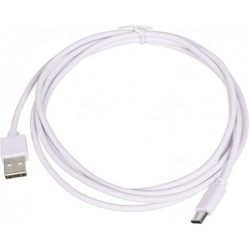 Кабель USB (m)-USB Type-C (m) 1.8м белый
