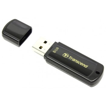 Флеш Диск Transcend 8Gb Jetflash 350 TS8GJF350 USB2.0 черный
