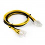 Удлинитель кабеля питания материнской платы +12V ExeGate EX-EXT-8M8F-0.5 (8pin EPS12V M/8pin EPS12V 