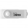Флеш диск 16GB Mirex Swivel, USB 2.0, белый