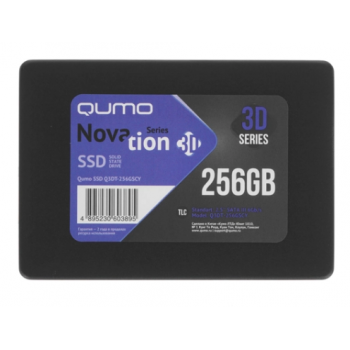 Накопитель SSD 256GB QUMO Novation TLC 3D (Q3DT-256GSCY)