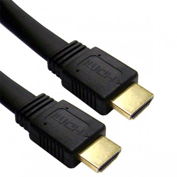 Кабель 5bites APC-185-001 HDMI M / HDMI M V1.4b, высокоскоростной, ethernet+3D, зол.разъемы, плоский
