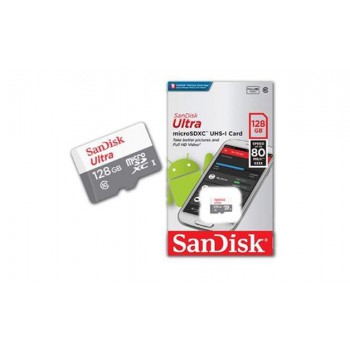 Флеш карта microSDXC 128Gb Class10 Sandisk SDSQUNR-128G-GN6MN Ultra Light w/o adapter