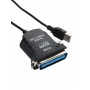 Кабель AM/LPT 1.8м VCOM Кабель-адаптер USB -> LPT (прямое подключение к LPT порту принтера), VUS7052