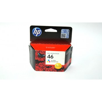 Картридж струйный HP 46 CZ638AE многоцветный для HP DJ Adv 2020hc/2520hc