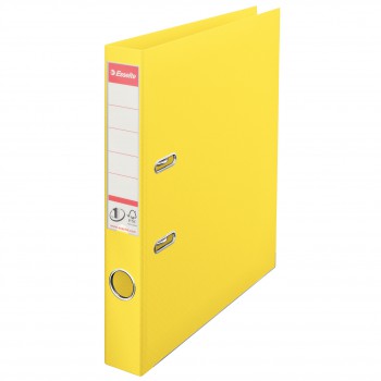Папка-регистратор Esselte №1 Power 811410P A4 50мм пластик желтый