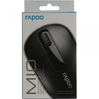 Мышь Rapoo M10 черный оптическая (1000dpi) беспроводная USB (2but)