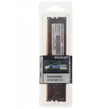 Память DDR4 PATRIOT 4Gb 2400MHz PSD44G240081 RTL PC4-19200 CL16 DIMM 288-pin 1.2В