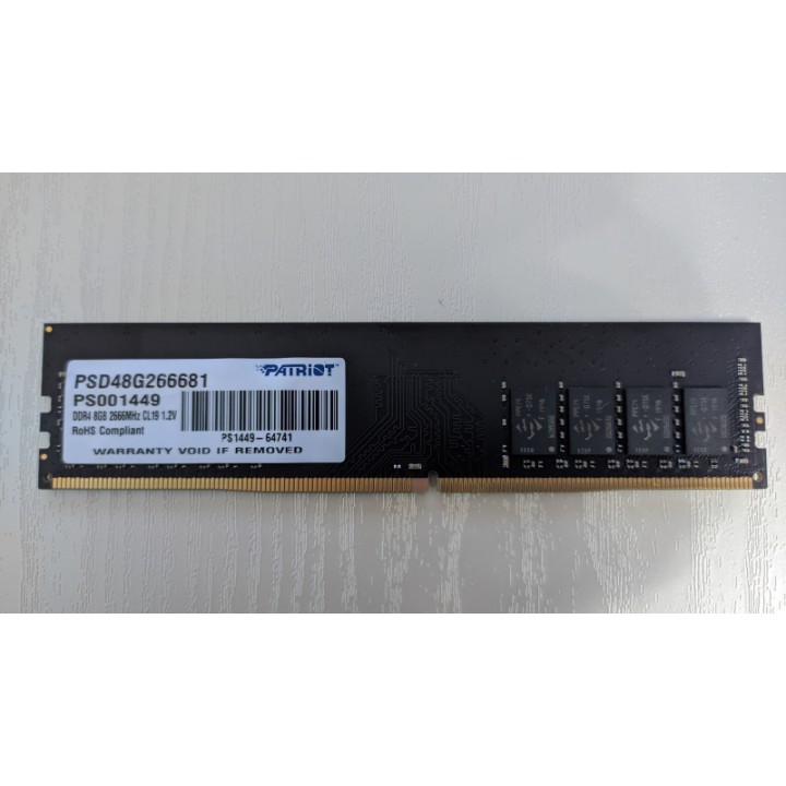 Память DDR4 PATRIOT 8Gb (pc-21300) 2666MHz PSD48G266681