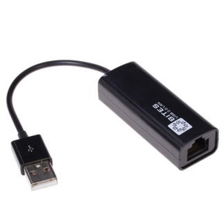 5bites Кабель-адаптер 5bites UA2-45-02BK USB2.0 -) RJ45 10/100 Мбит/с, 10см