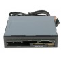 Устройство считывания USB 2.0 Card reader SD/SDHC/MMC/MS/microSD/xD/CF, 3.5" (черный) GR-136