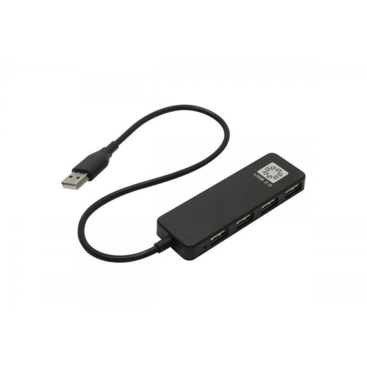 Концентратор USB 5bites HB34-310BK 4*USB3.0 / USB PLUG / BLACK
