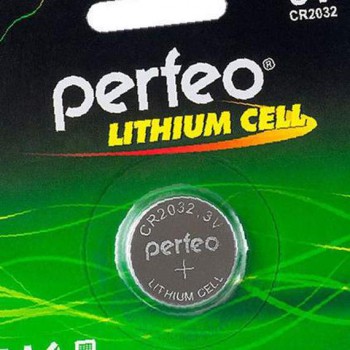 Батарейка Perfeo CR2032/1BL Lithium Cell <PFCR2032/1BL>