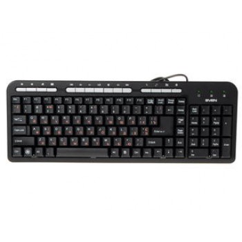 Клавиатура Keyboard SVEN Standard 309M USB чёрная SV-03100307UB