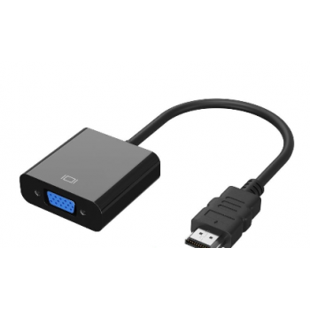 GSMIN Переходник адаптер GSMIN B5 HDMI (M) - VGA (F), Черный