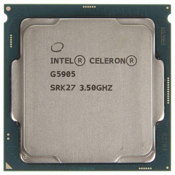 Процессор Intel® Celeron® G5905 Soc-1200 (CM8070104292115S RK27) (3.5GHz/UHD Graphics 610) OEM